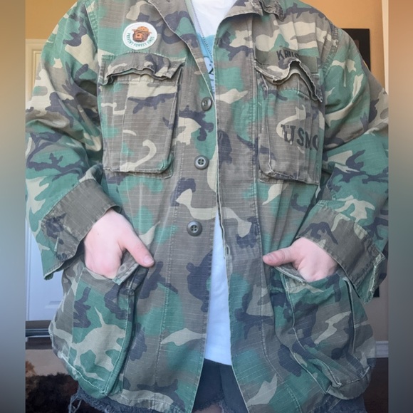 Jackets & Blazers - Camouflage Military Jacket